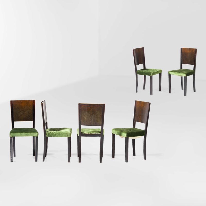 Sei sedie  - Asta Design Lab - Cambi Casa d'Aste