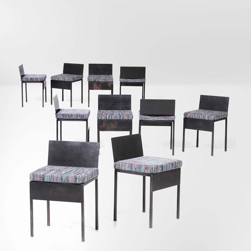 Dieci sedie  - Asta Design - Cambi Casa d'Aste