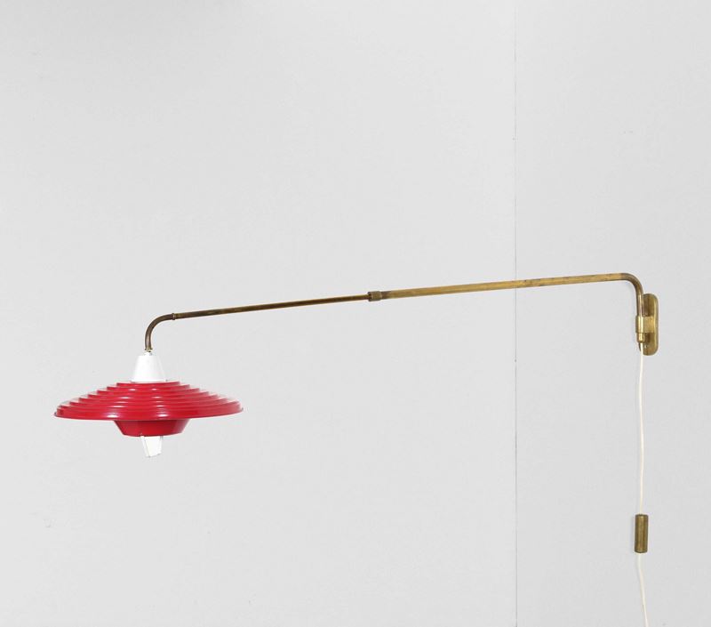 Lampada a parete estensibile  - Auction Design Lab - Cambi Casa d'Aste