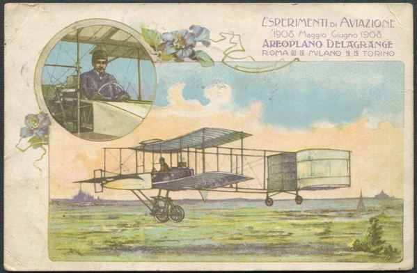 1905/1908, tre cartoline illustrate.