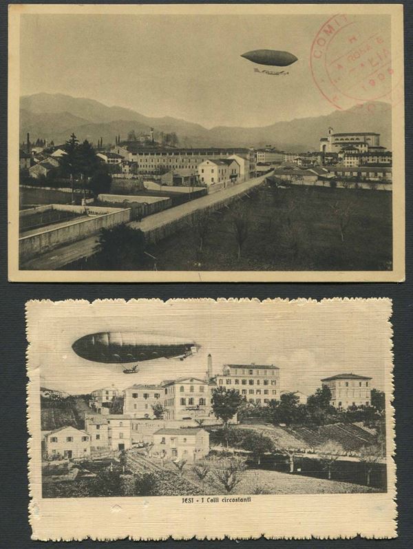 1905/1914, due cartoline.