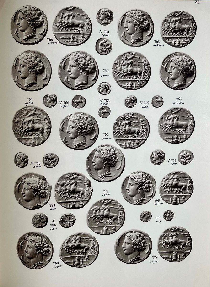 Ars Classica S.a. Catalogue De Monnaies Antiques Grecques Et Romaines. Collections De Feu Renè De...