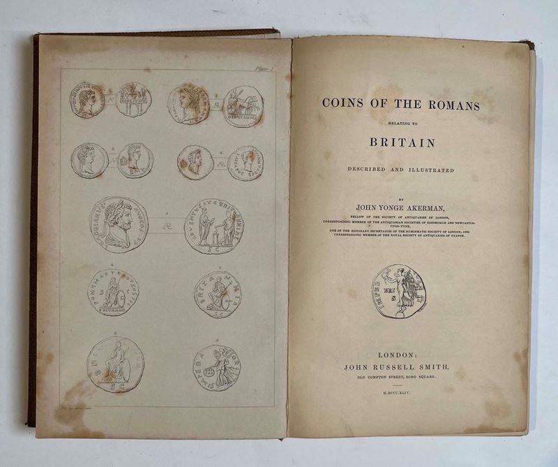 AKERMAN J.Y. Coins of the Romans Relating to Britain.  - Auction Numismatics - Cambi Casa d'Aste