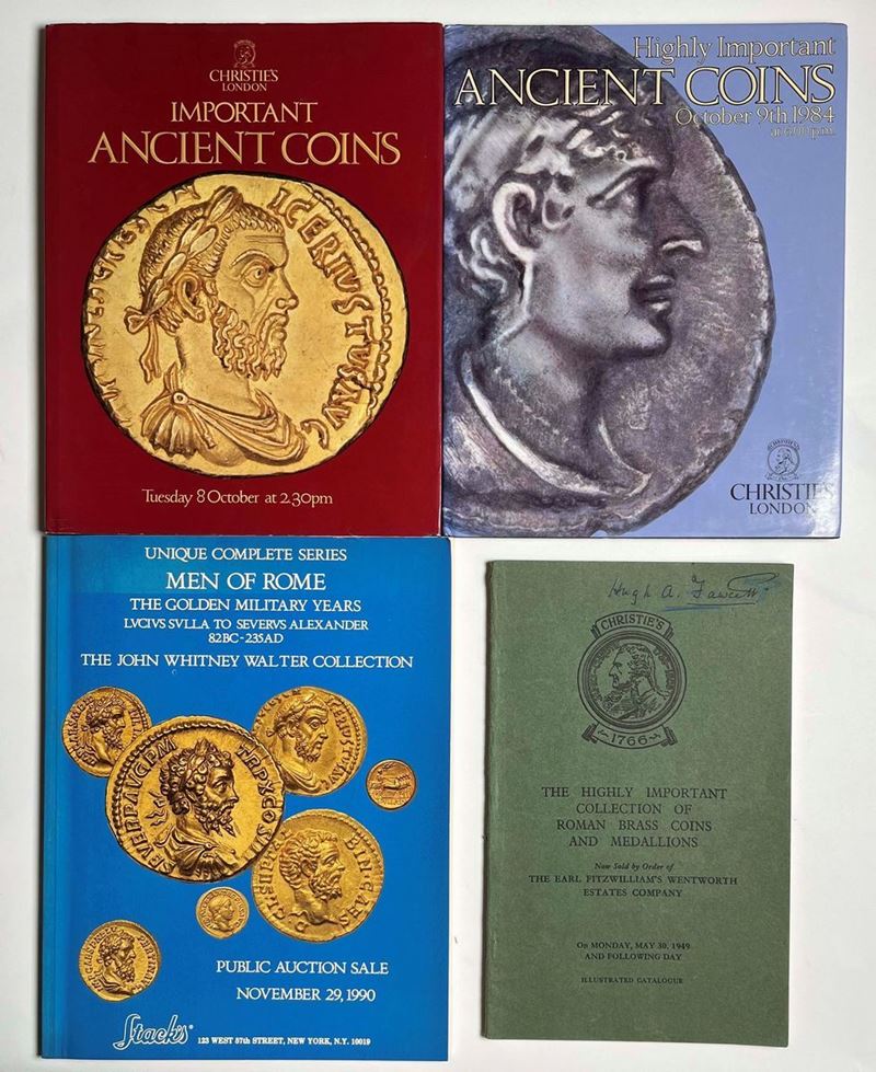 Lotto di quattro cataloghi.  - Asta Numismatica - Cambi Casa d'Aste
