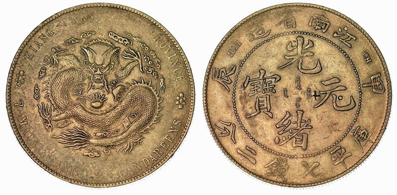 CINA. KIANGNAN PROVINCE. Dollar 1904.  - Auction Numismatics - Cambi Casa d'Aste