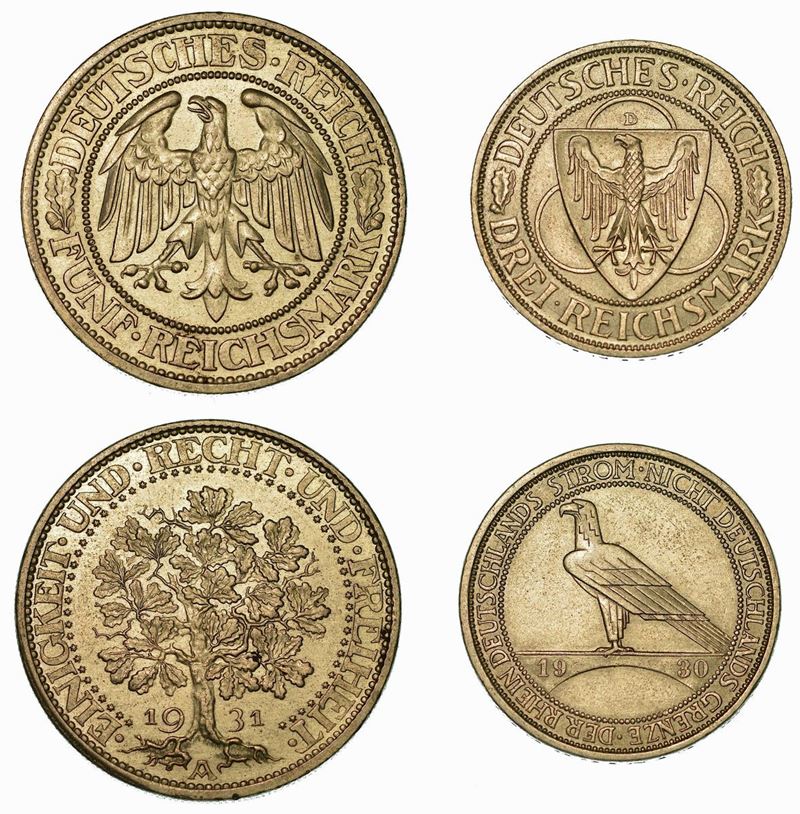 GERMANIA. Lotto di due monete.  - Auction Numismatics - Cambi Casa d'Aste