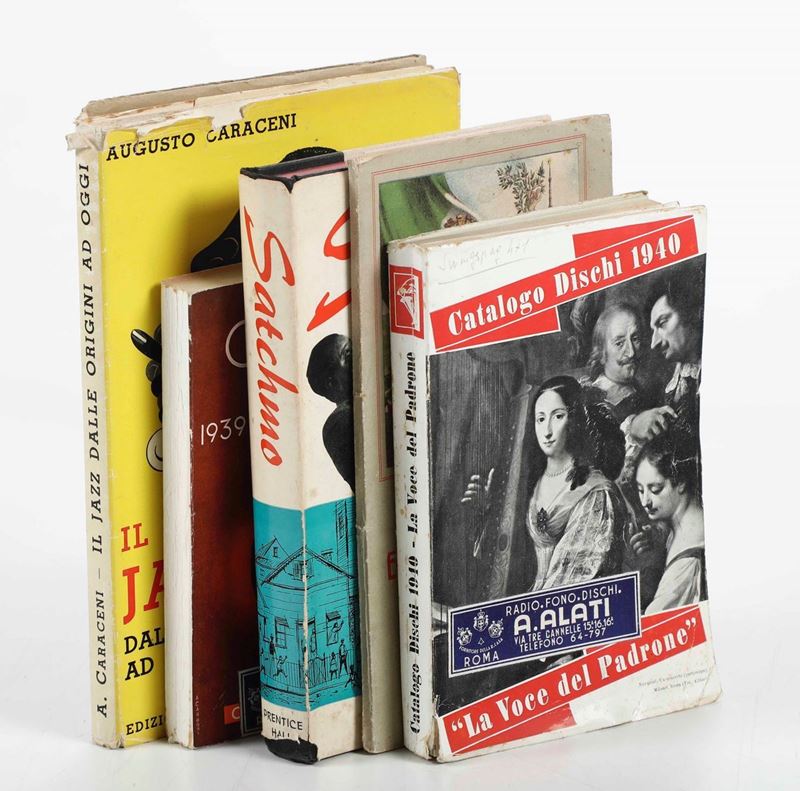 Libri sul jazz e cataloghi di dischi anni ‘40  - Auction Old and Rare Books. Envravings - Cambi Casa d'Aste
