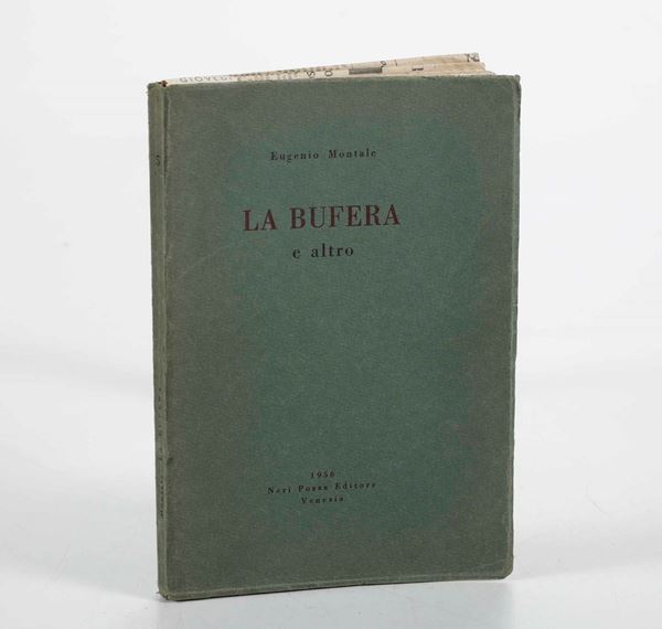 Eugenio Montale - La bufera e altro, Neri Pozza, Venezia, 1956