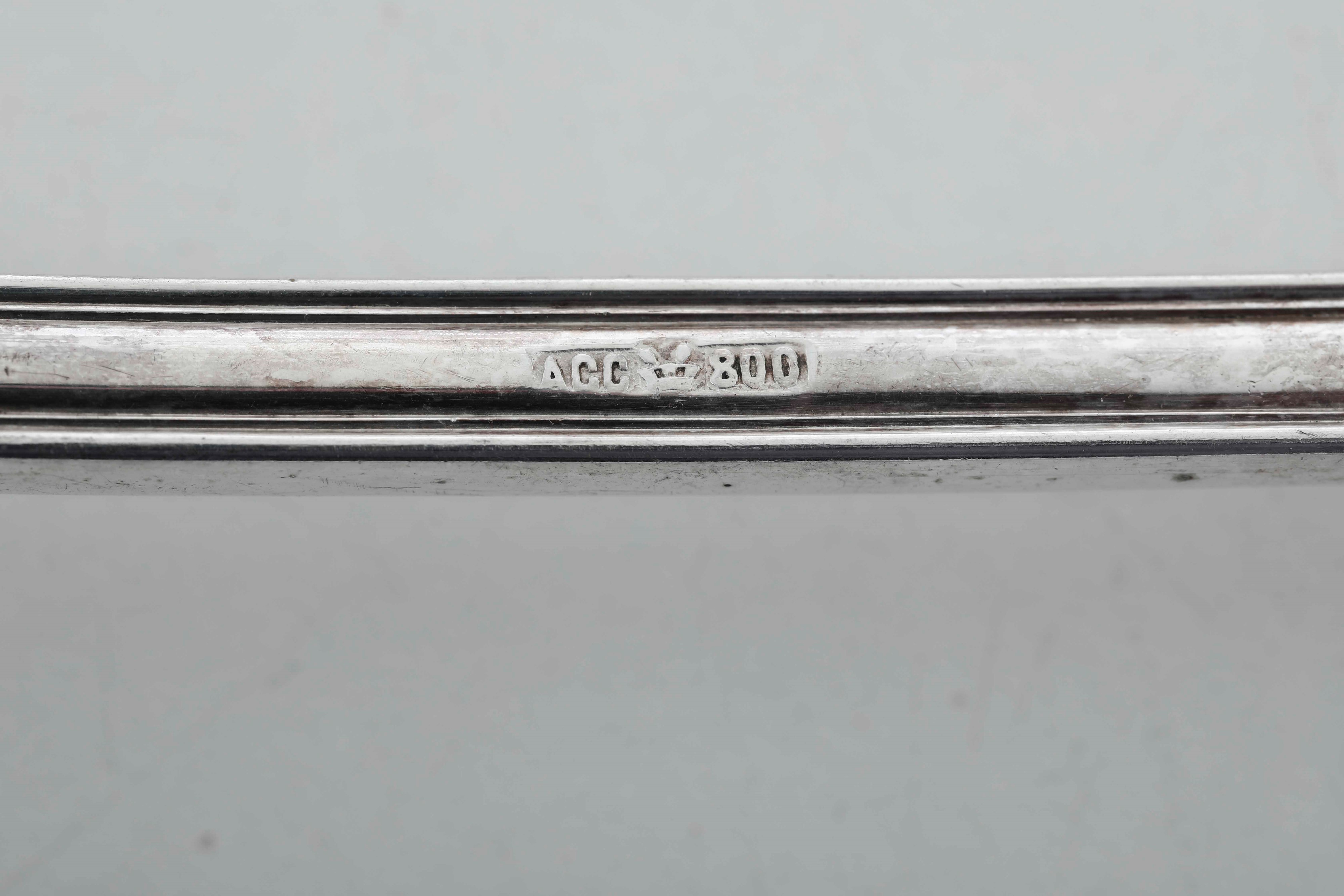 Servizio di Posate. Argento Fuso. Argenteria Italiana della Primametà del XX Secolo. Argentiere C...