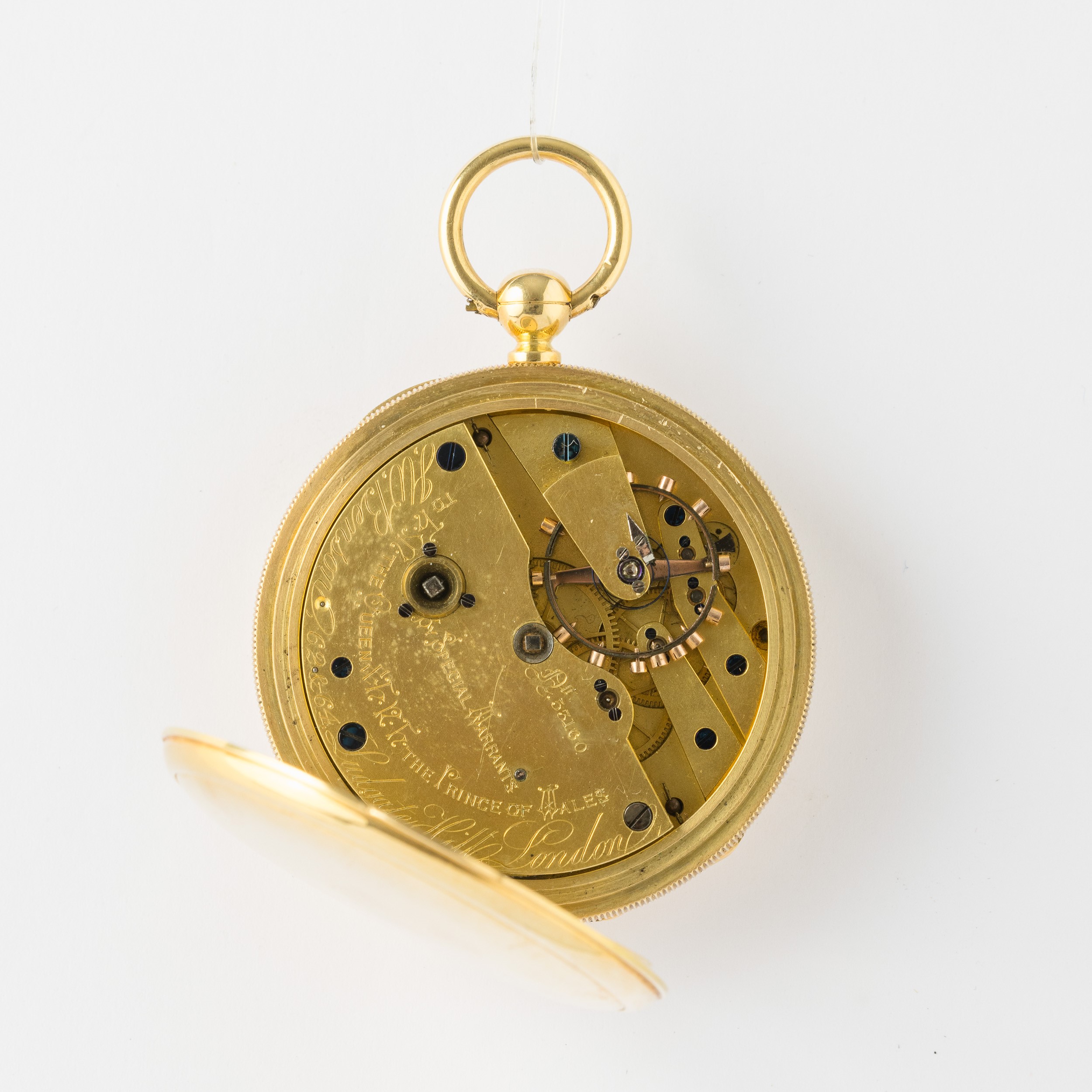 Benson London ,1880 Circa in Oro 18 Kt, Meccanica Ad Ancora Spirale Cilindrica, con Riserva di Ca...