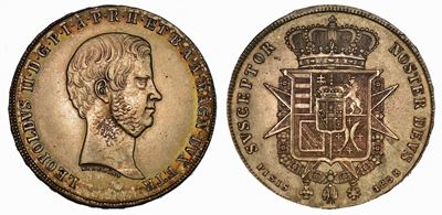 Firenze. Leopoldo II di Lorena, 1824-1859. Francescone 1858.