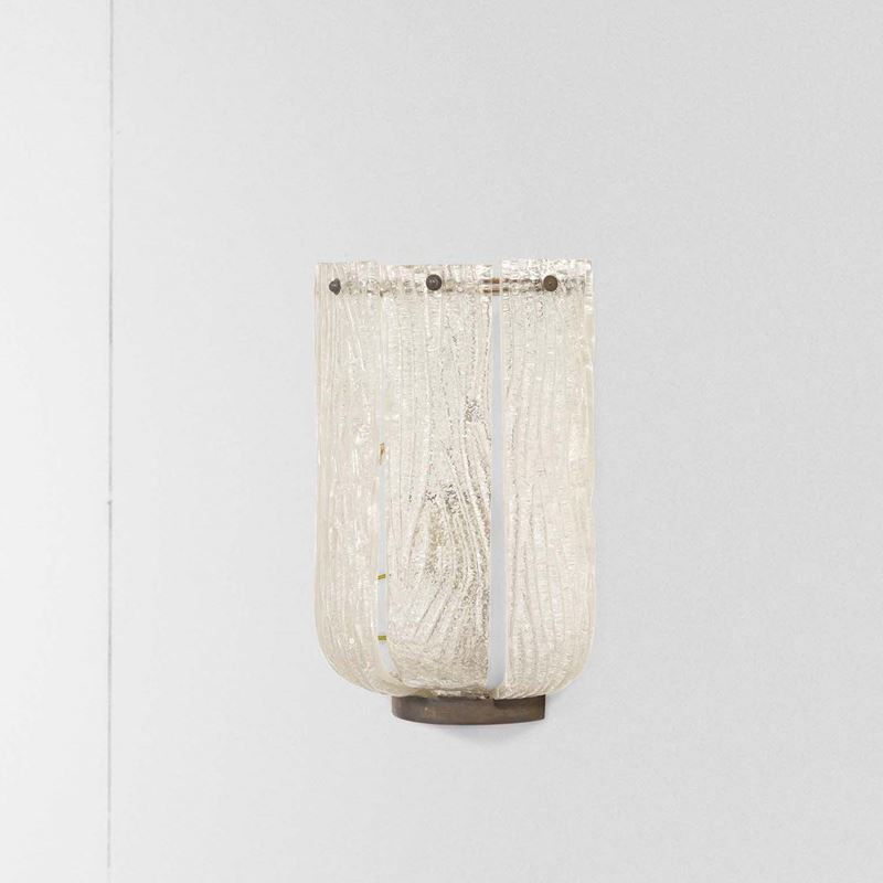 Barovier &amp; Toso Murano : Lampada da parete  - Auction 20th century furniture - Cambi Casa d'Aste