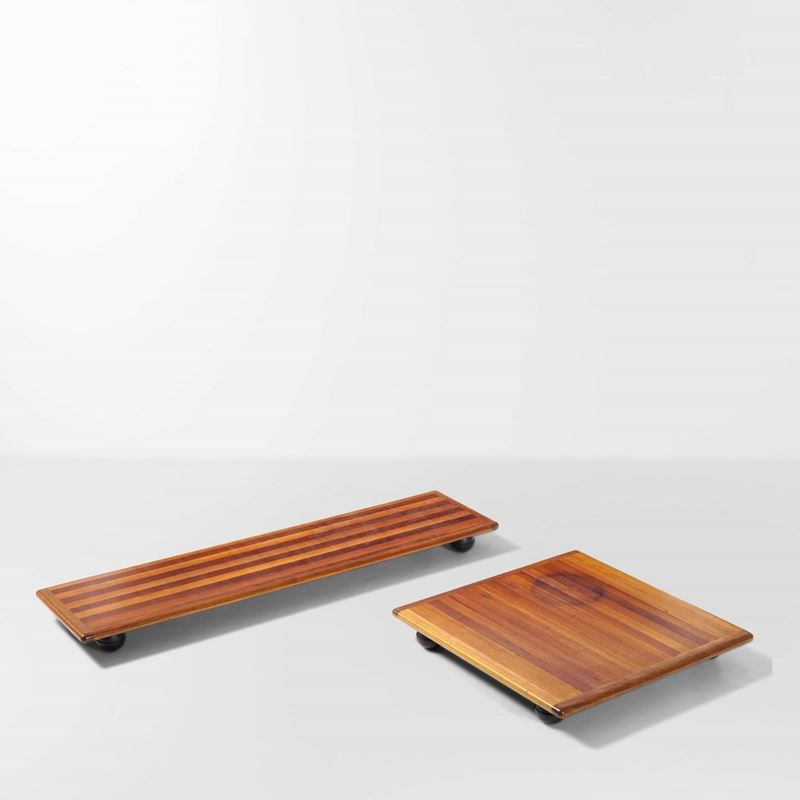 Mario Bellini : Due tavolini mod. Pianura  - Asta Design - Cambi Casa d'Aste