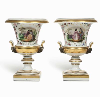 Coppia di Vasi “medici”, XIX Secolo