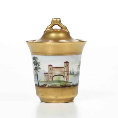 Tazza con Coperchio, XX Secolo.
