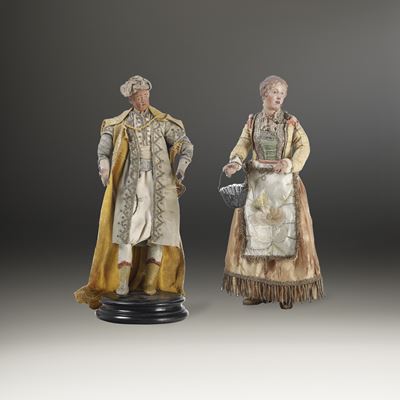 Nobiluomo e Nobildonna. Napoli, Fine XVIII - Inizio XIX Secolo