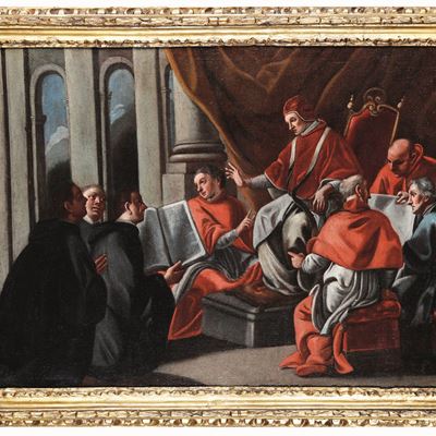 Scuola del XVII-XVIII Secolo Episodi della Vita di Papa Gregorio Magno