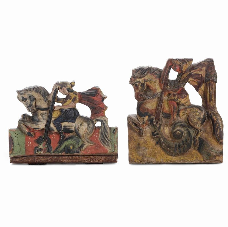 Due sculture di soldati a cavallo  - Auction Dimore italiane | Cambi Time - Cambi Casa d'Aste