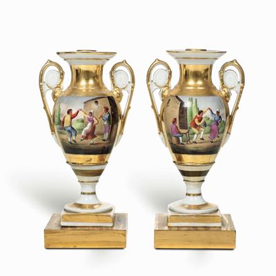 Coppia di Vasi, Metà del XIX Secolo