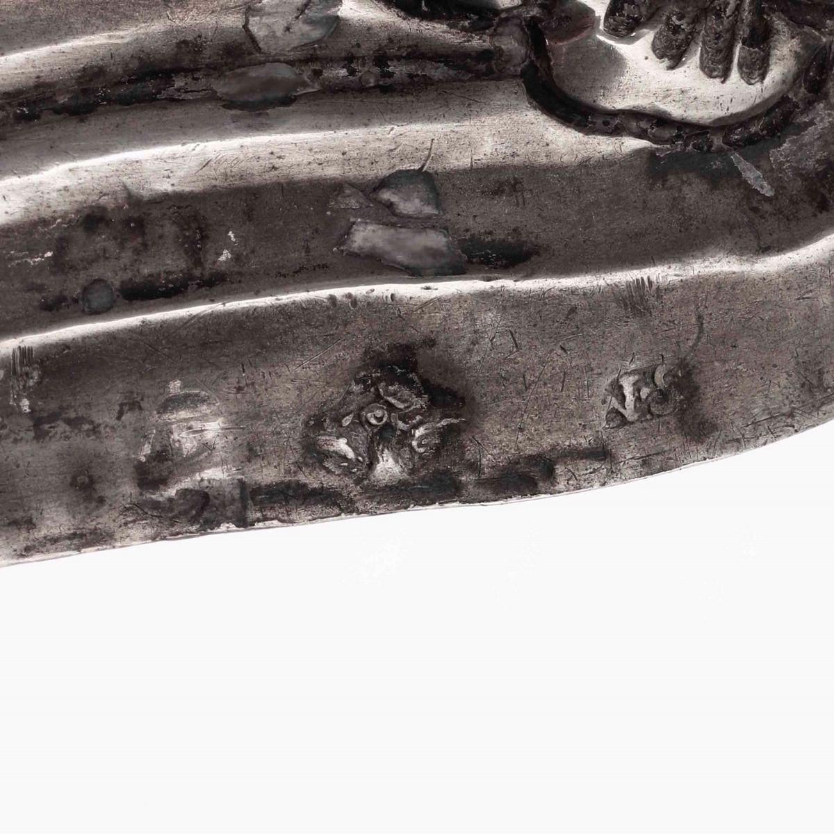 Gruppo di Sei Candelieri in Argento Fuso, Sbalzato e Cesellato. Palermo Terzo Quarto del XVIII Se...