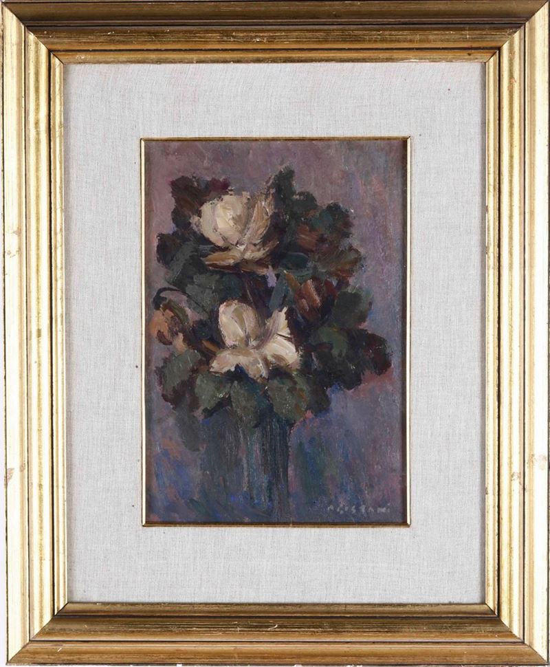 Agostani Natura morta con fiori  - Auction 19th Century Paintings - Cambi Casa d'Aste