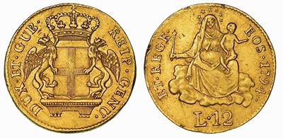 Genova. Dogi Biennali e Governatori della Repubblica, 1528-1797. Serie della III Fase, 1637-1797....