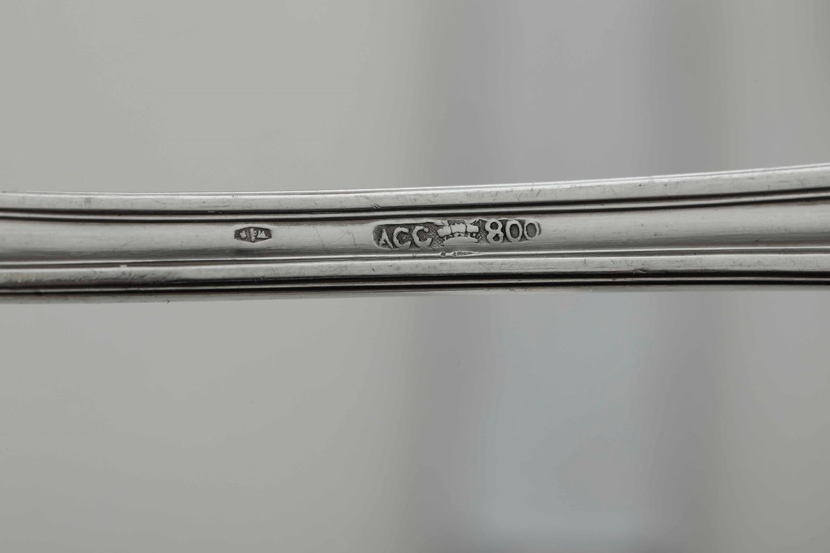 Servizio in Argento Fuso, Sbalzato e Cesellato. Argenteria Italiana della Prima Metà del XX Secol...