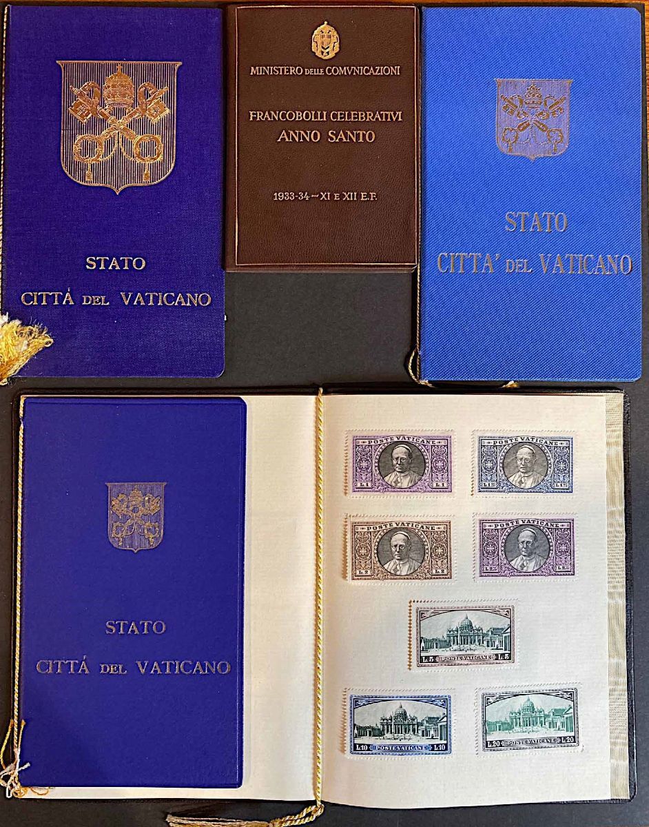 1929/1940, Città del Vaticano, 10 Libretti Ufficiali.