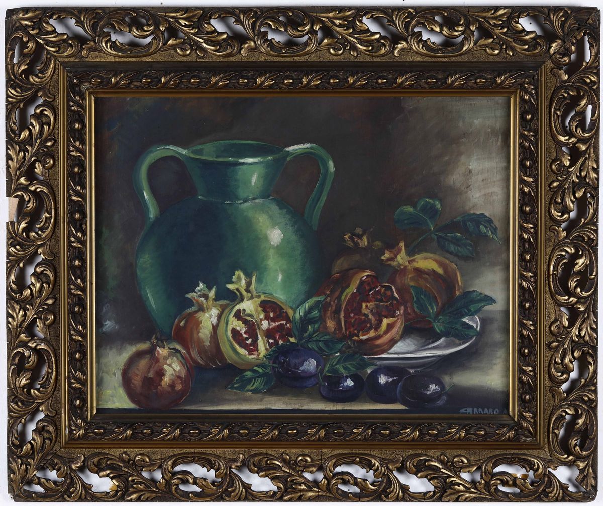 Coppia di Nature Morte in Cornici Traforate. XX Secolo