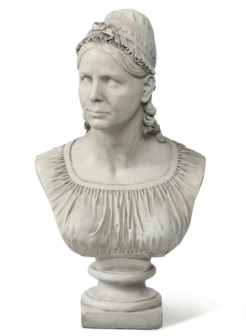 Busto femminile. Nei modi di Johann Heinrich Dannecker (Stoccarda 1758 - 1841)  - Auction Sculpture and Works of Art - Cambi Casa d'Aste