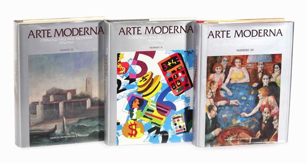 Arte moderna. Catalogo dell'arte moderna italiana + L'arte contemporanea del secolo dopoguerra ad oggi + Catalogo dell'arte moderna italiana (3 volumi)
