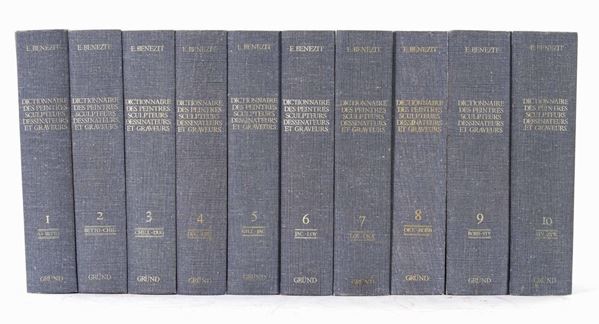 E. Benezit Dictonnaire des peintres, sculptures, dessinateurs et graveurs. Librairie Grund, 1976 (10 volumi)