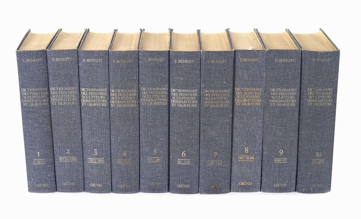 E. Benezit Dictonnaire Des Peintres, Sculptures, Dessinateurs Et Graveurs. Librairie Grund, 1976 ...