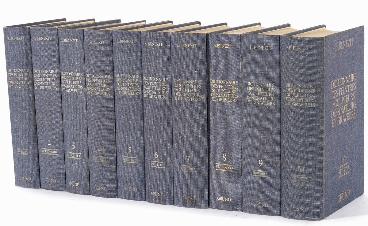 E. Benezit Dictonnaire Des Peintres, Sculptures, Dessinateurs Et Graveurs. Librairie Grund, 1976 ...