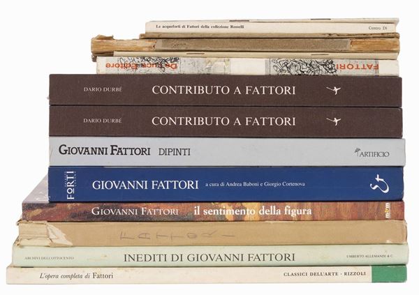 Lotto misto composto da diverse edizioni Giovanni Fattori
