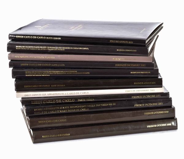 Cataloghi Semenzano casa d'aste (11 volumi)