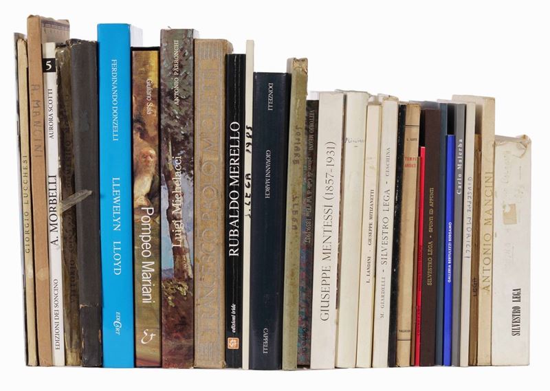 Lotto composto da diverse monografie di pittori a cavallo tra XIX e XX secolo (23 volumi)  - Auction Old and Rare Books. Envravings - Cambi Casa d'Aste