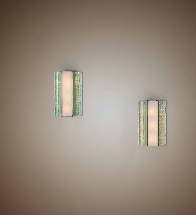 Max Ingrand : Due lampade da parete  - Asta Design 200 - Cambi Casa d'Aste