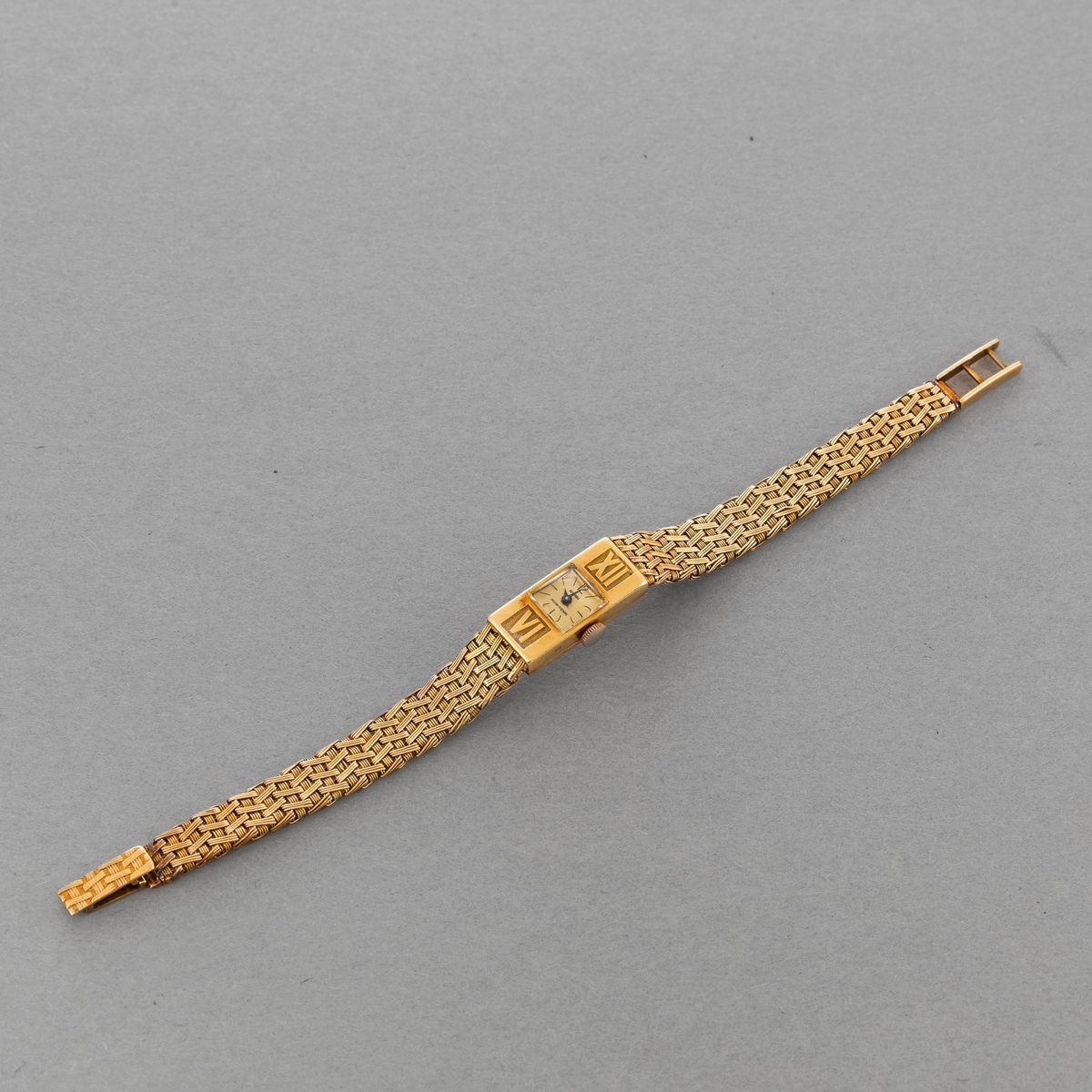 Gobbi - Orologio Gioiello da Donna in Oro Giallo 18k con Movimento a Carica Manuale e Quadrante C...