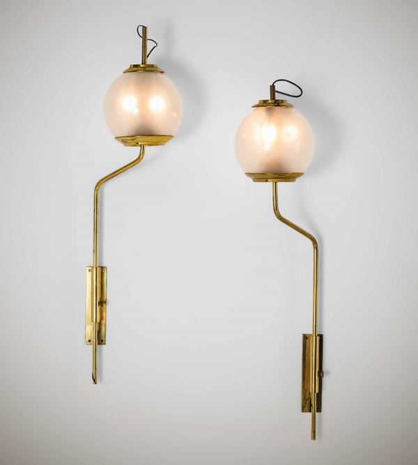 Luigi Caccia Dominioni - Coppia di lampade da parete mod. LP11