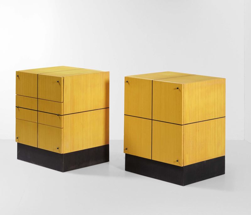Graziella Giuliani : Due comodini  - Auction Design Lab - Cambi Casa d'Aste