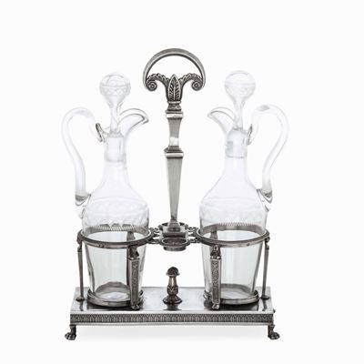 Oliera in Argento Fuso e Cesellato. Parigi 1793-1796. Bollo Dell’argentiere Non Identificato