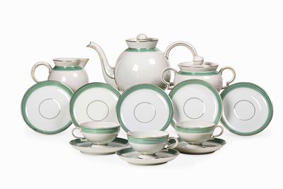 Servizio da Tè “barbara”bavaria, Manifattura Haviland, XX Secolodesign di Gio Ponti, Anni 30 del ...
