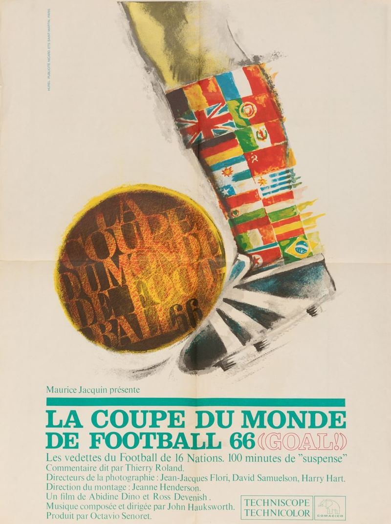 1966 World Cup  - Auction POP Culture and Vintage Posters - Cambi Casa d'Aste