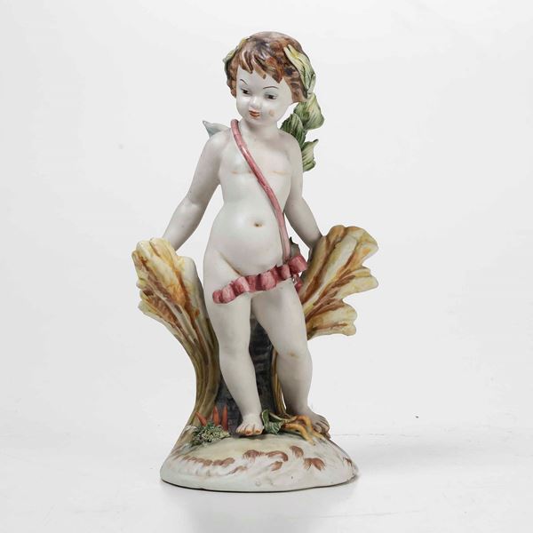 Figurina allegorica dell'Estate Veneto, Manifattura La Diana, XX secolo