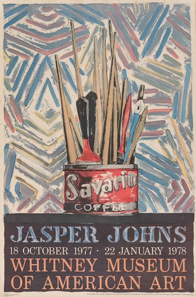 Johns Jasper : Savarin -  Whitney Meseum of American Art  - Asta POP Culture e Manifesti d'Epoca - Cambi Casa d'Aste