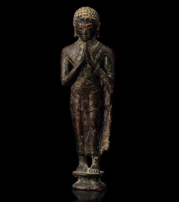 A bronze Buddha, Thailand, Ayutthaya, 1100s