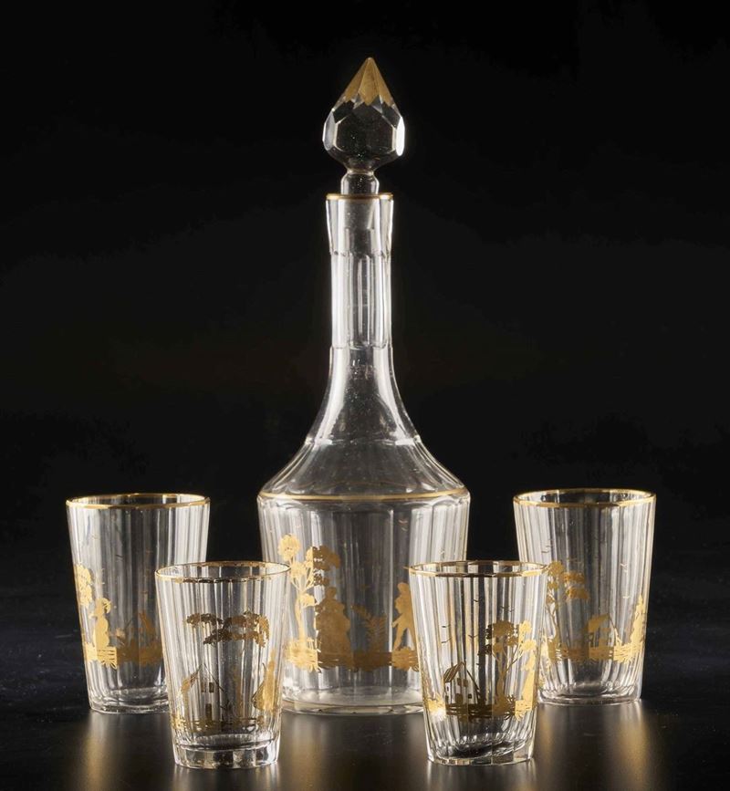 Servizio di bicchieri Murano, XX secolo  - Auction L'Art de la Table - Cambi Casa d'Aste