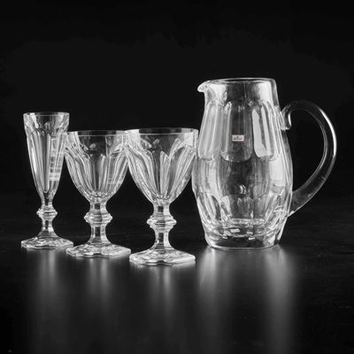 Servizio di Calici “harcourt 1841”francia, Manifattura Baccarat, XX Secolo