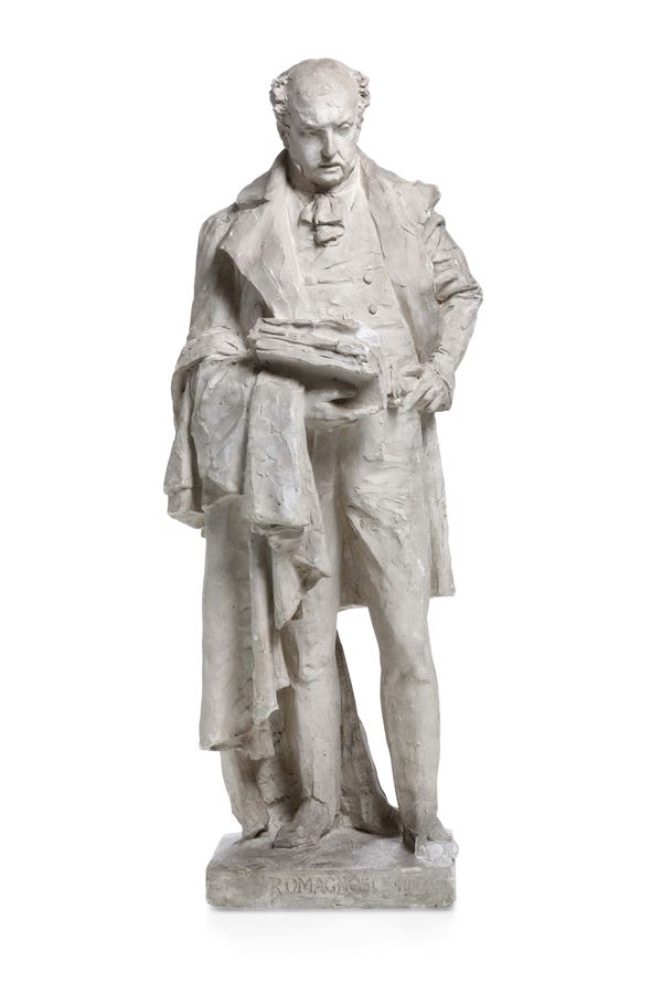 Giovanni Nicolini (1872-1956) Bozzetto per Monumento a Gian Domenico Romagnosi